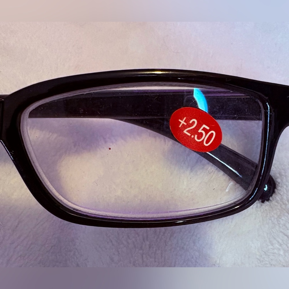Black Rectangular Eyeglasses - Picture 2 of 2